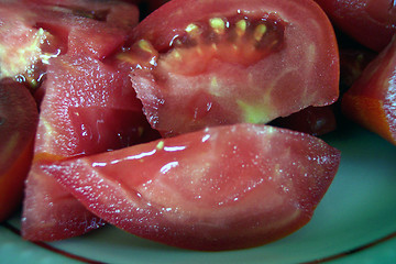 Image showing tomato slices