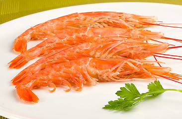 Image showing King prawns