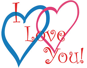 Image showing I love you.