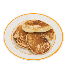 Image showing Fritters pancake.