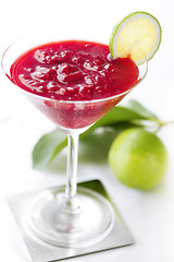 Image showing raspberry daiquiri cocktail