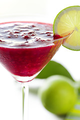 Image showing raspberry daiquiri cocktail