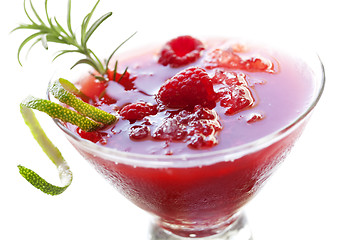 Image showing raspberry margerita