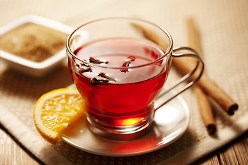 Image showing toddy or mulled wine