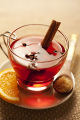 Image showing toddy or mulled wine