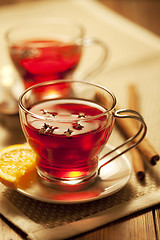 Image showing toddy or mulled wine