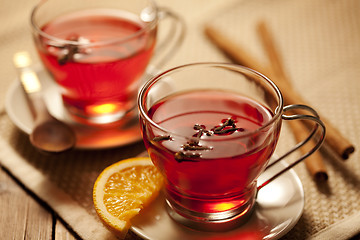 Image showing toddy or mulled wine