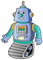Image showing Cartoon retro robot 1