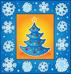 Image showing Christmas theme greeting card 5