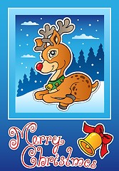 Image showing Christmas theme greeting card 3