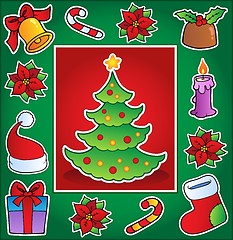 Image showing Christmas theme greeting card 1