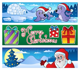 Image showing Christmas banners collection 3