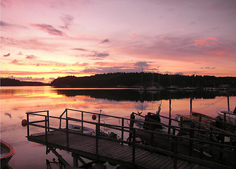 Image showing Sunset