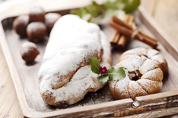 Image showing christmas stollen