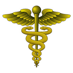 Image showing Caduceus Symbol