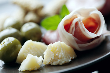 Image showing italian antipasti