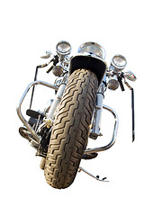 Image showing Isolated motorcycle