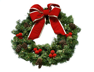 Image showing Christmas wreath