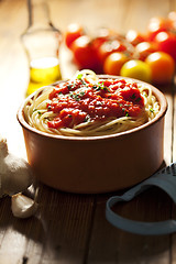 Image showing spaghetti napolitana