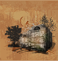 Image showing Grunge urban background