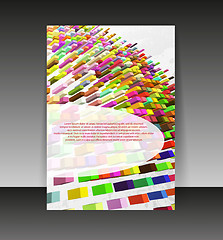 Image showing Flyer or cover design. Folder design content background. editabl
