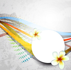 Image showing Vector flowers background