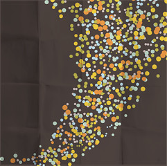 Image showing Confetti on a paper background