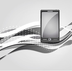 Image showing Vector mobile background