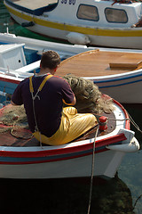 Image showing fisherman boat