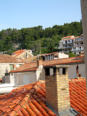 Image showing rooftops croatia