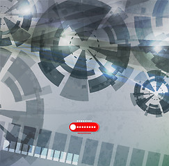 Image showing Abstract Vector Techno Background