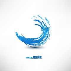 Image showing Blue wave sign