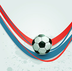 Image showing Soccer design background