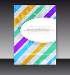 Image showing Flyer or cover design. Folder design content background. editabl