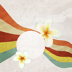 Image showing Vector flowers background