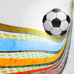 Image showing Soccer design background