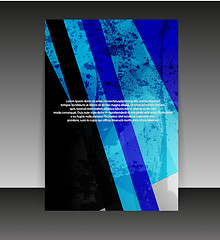 Image showing Flyer or cover design. Folder design content background. editabl