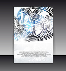 Image showing Flyer or cover design. Folder design content background. editabl