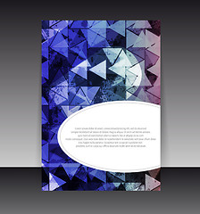 Image showing Flyer or cover design. Folder design content background. editabl