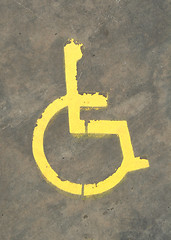 Image showing Parking for wheelchair users