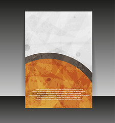 Image showing Flyer or cover design. Folder design content background. editabl