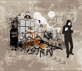 Image showing Grunge urban background