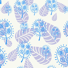 Image showing floral seamless pattern