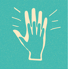 Image showing Applause. vector background