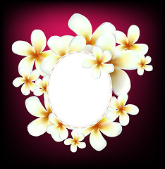 Image showing Vector flowers background