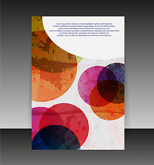 Image showing Flyer or cover design. Folder design content background. editabl