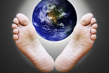 Image showing world at your feet