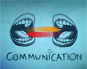 Image showing Conceptual abstract background. Communication