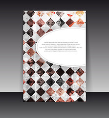 Image showing Flyer or cover design. Folder design content background. editabl