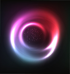 Image showing cosmic vector shiny background